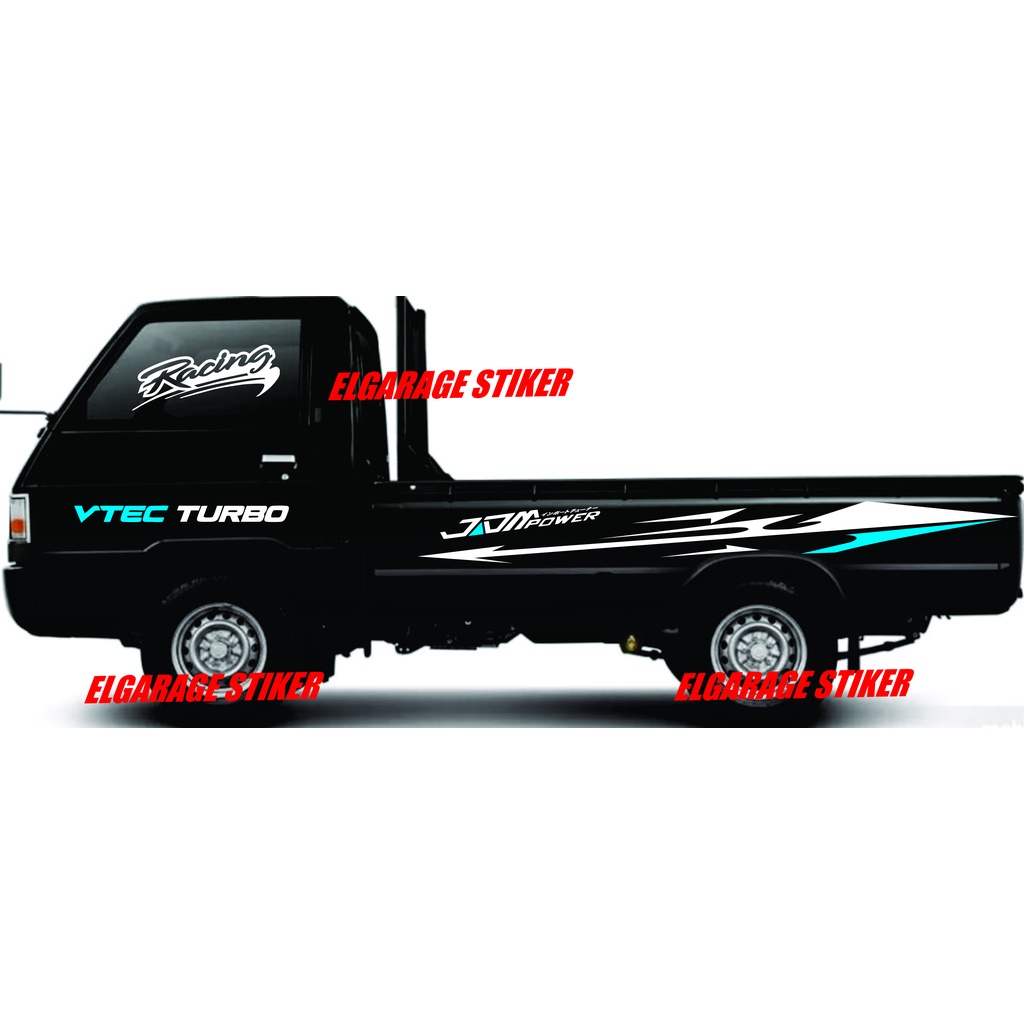 Stiker mobil l300 cutting stiker striping variasi body mobil l300 stiker mobil pick up l300 terbaru