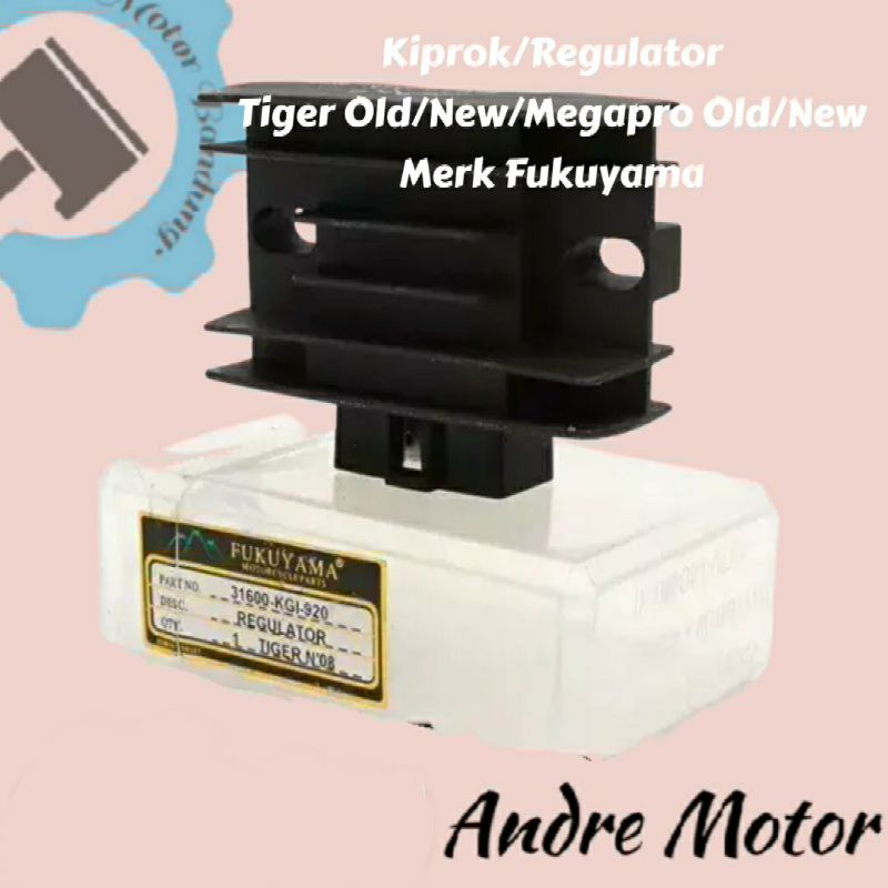 Kiprok Regulator Tiger New/Lama,Megapro New Merk Fukuyama Kualitas Ori