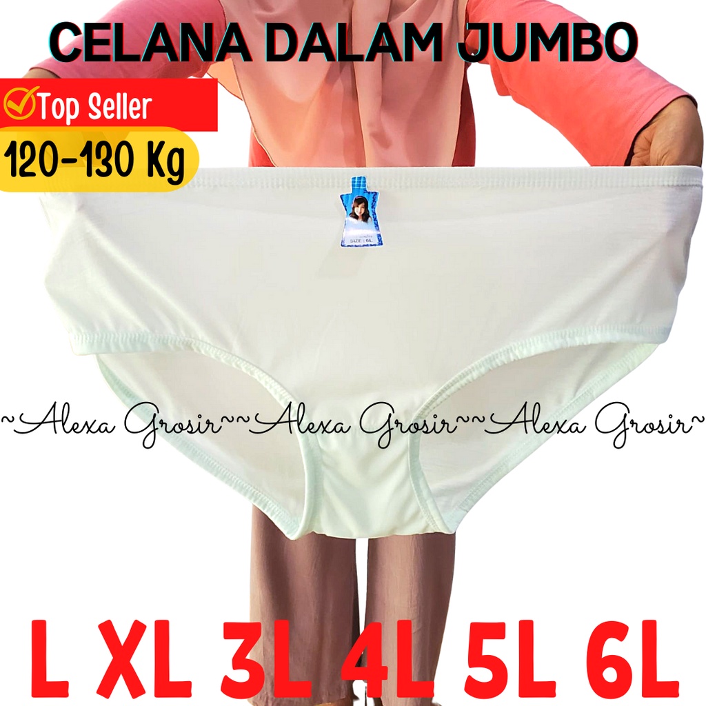 Celana Dalam Wanita Katun JUMBO SIZE / CD Jumbo / Bisa untuk Ibu HAMIL