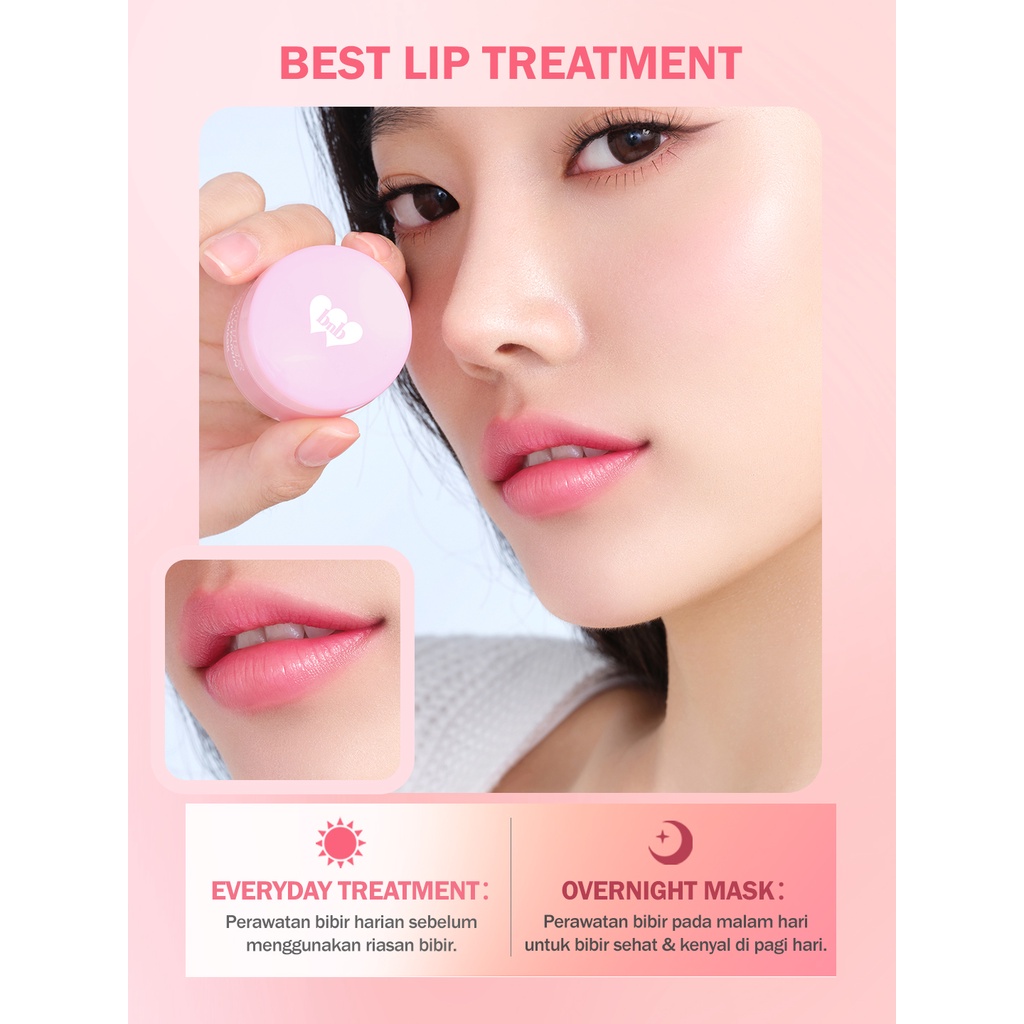 BNB barenbliss Butter Rush Vitamin Lip mask Melembutkan Bibir [Masker Bibir Agar Terlihat Lebih Cerah  Cerah」