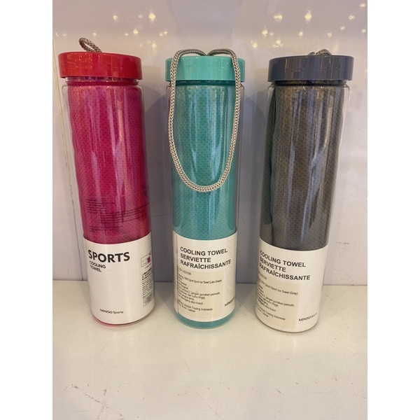Miniso cooling towel sport ice towel handuk pendingin olahraga handuk sport