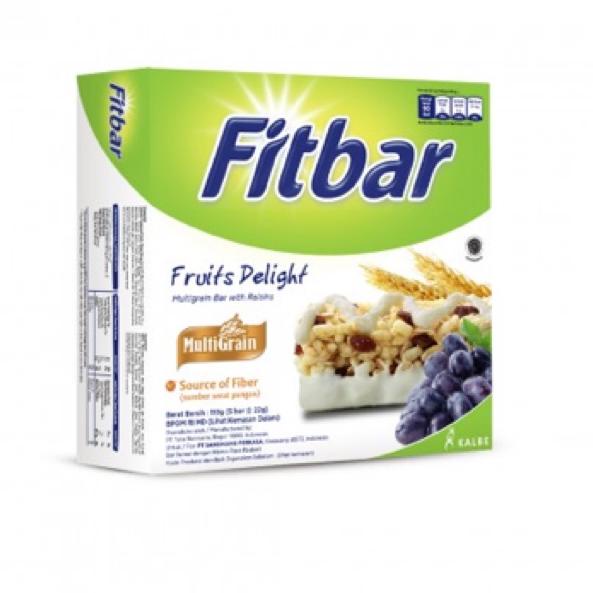 

Best--Fitbar Multigrain 5x22gr Coklat kacang Fruits Tiramisu