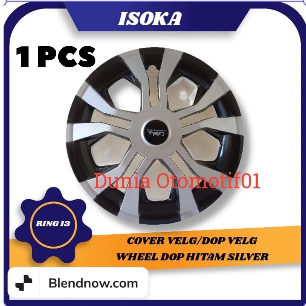DOP VELG / COVER VELG / WHEEL DOP VELG RING 13 type LX silver hitam