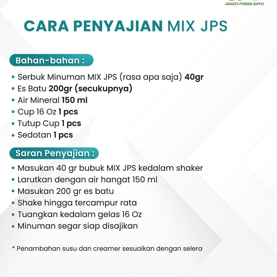 

10.10 Brands Festival Powder Drink JPS Bubuk Minuman Rasa Blackforest Mix 1Kg 