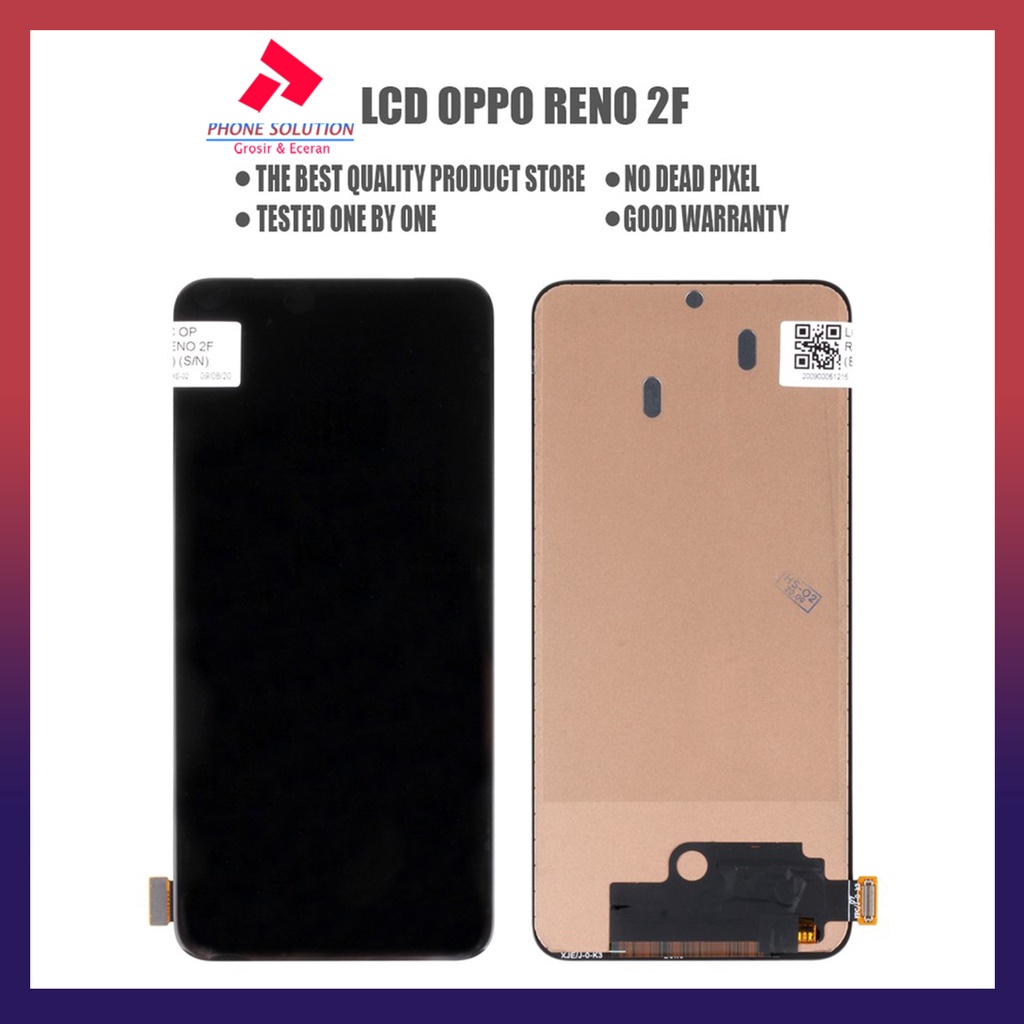 LCD Oppo Reno 2F / Oppo Reno 2Z / LCD Oppo K3 ORIGINAL 100% Fullset Touchscreen - Parts Kompatible Dengan Produk Oppo // Supplier LCD Oppo - Garansi 1 Bulan