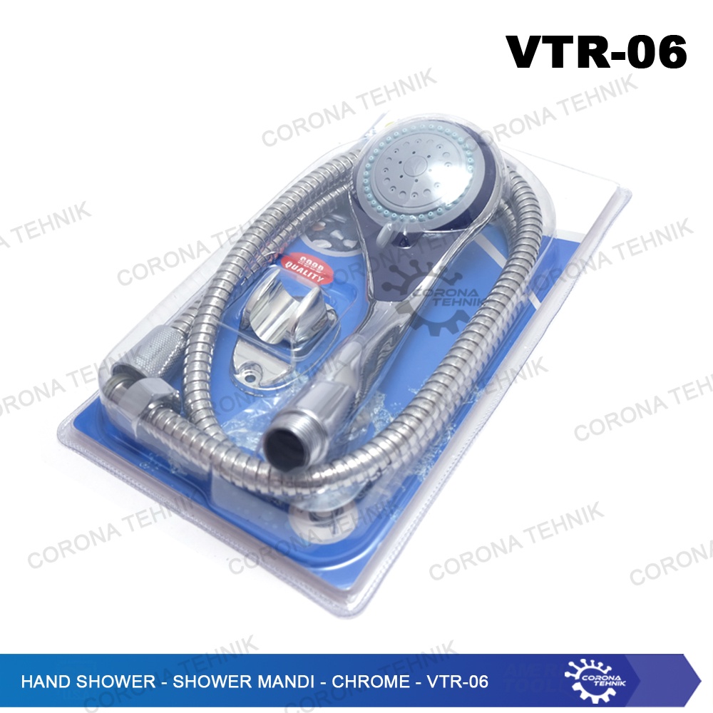 VTR-06 - Hand Shower - Shower Mandi - Chrome