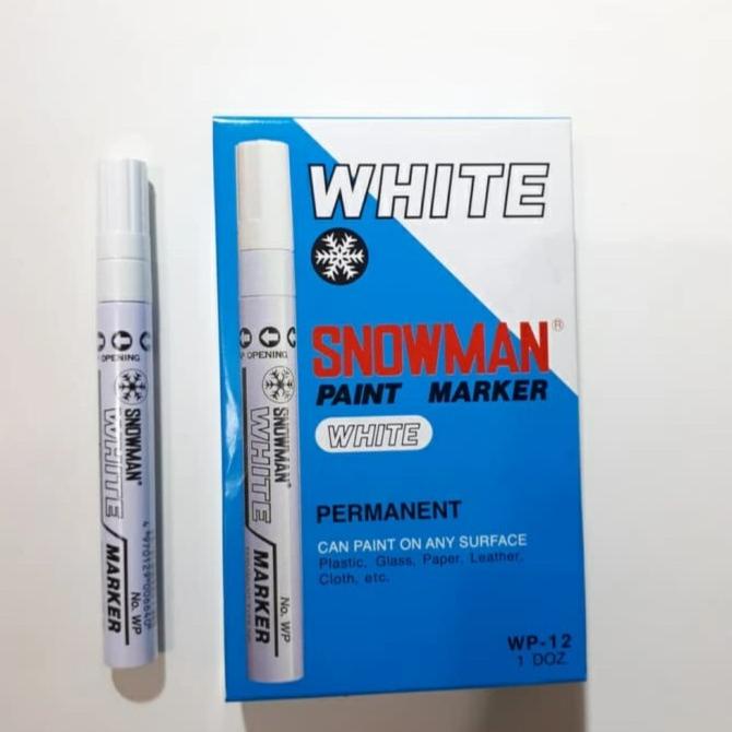 

Spidol Paint Marker Snowman Permanent per lusin