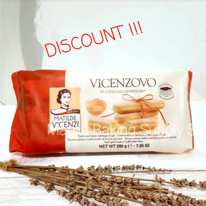 

LADY FINGER BISCUIT TIRAMISU MATILDE VICENZI VICENZOVO HALAL IMPORT