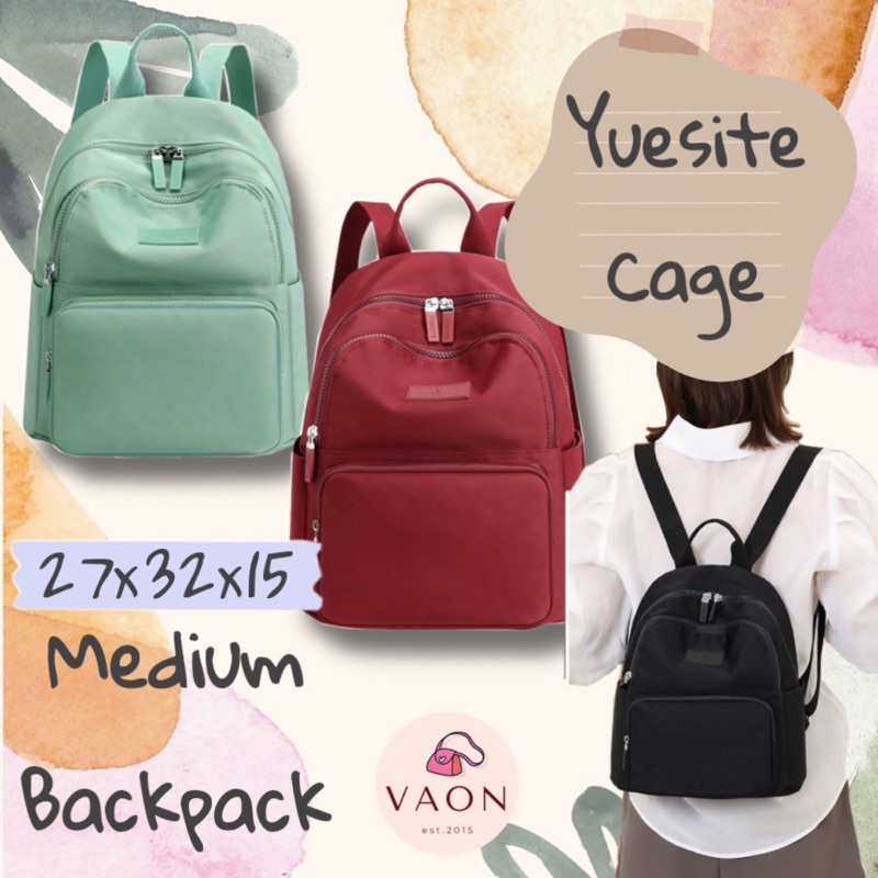 Yuesite Cage Medium Backpack Tas Ransel Original