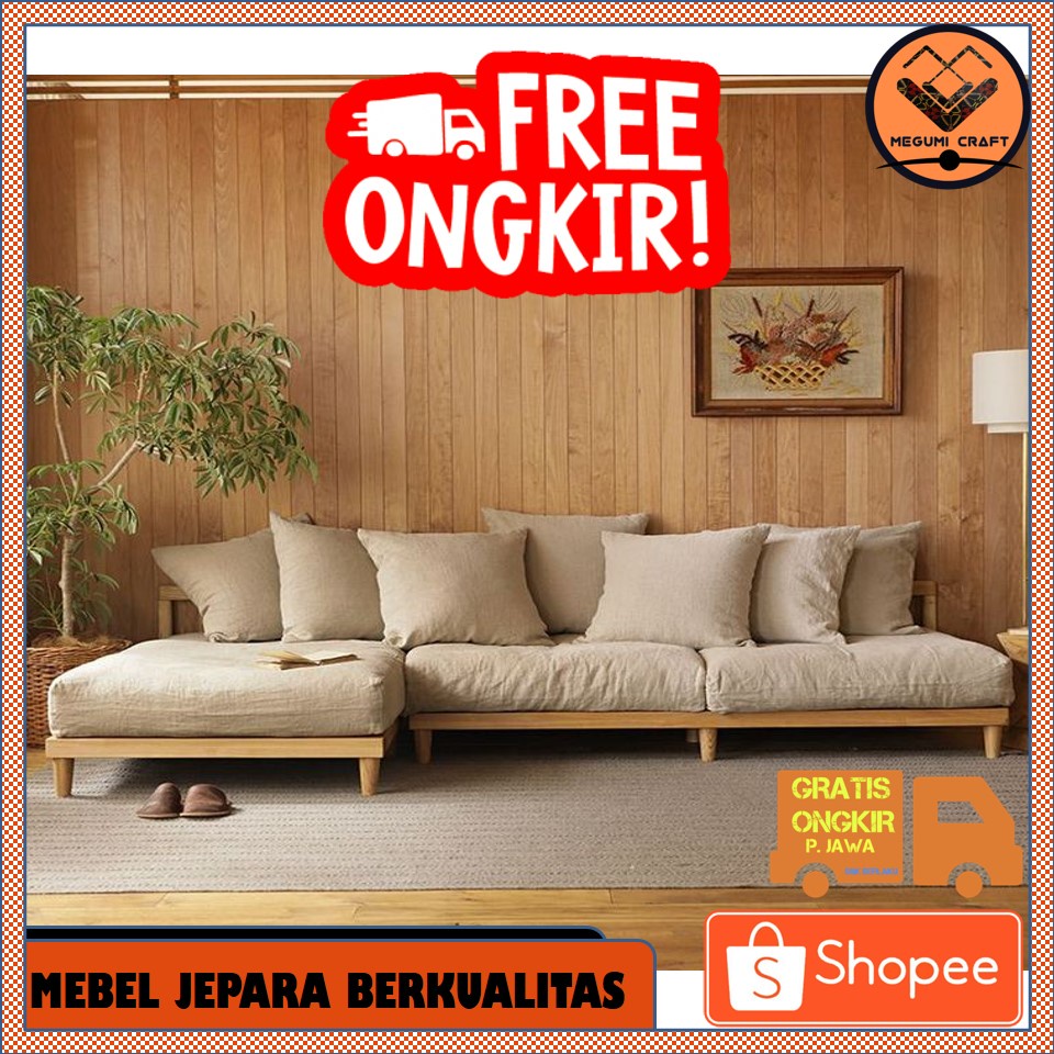 Jual SOFA TAMU MINIMALIS MODERN ALA JEPANG JAPAN Kursi Tamu Minimalis