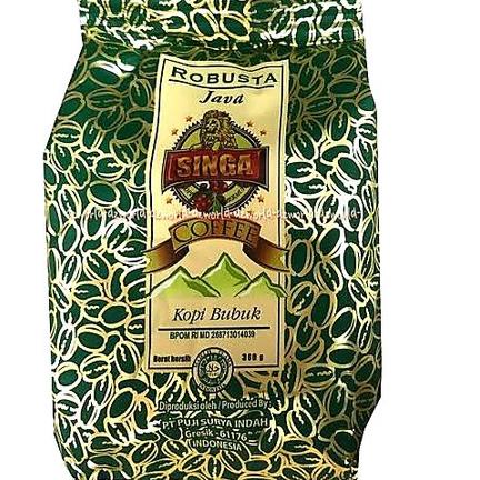 

10.10 ✨SALE✨ Kopi Bubuk SINGA Robusta 360gr - Robusta Java / Arabika murah