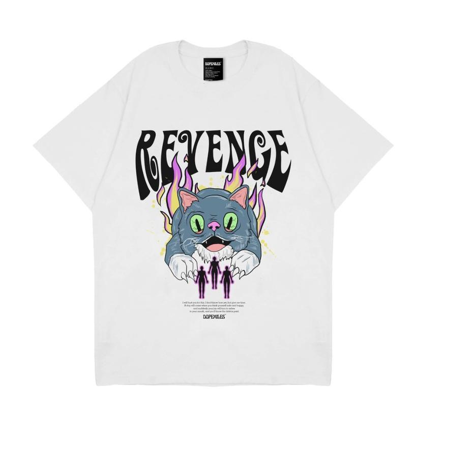 Murah Meriah REVENGE TEES WHITE -DOPEMILES