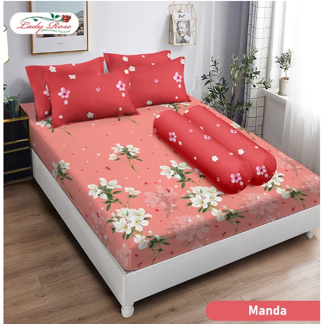 ❤ IJN ❤ SPREI LADY ROSE 180x200 B4 BANTAL 4