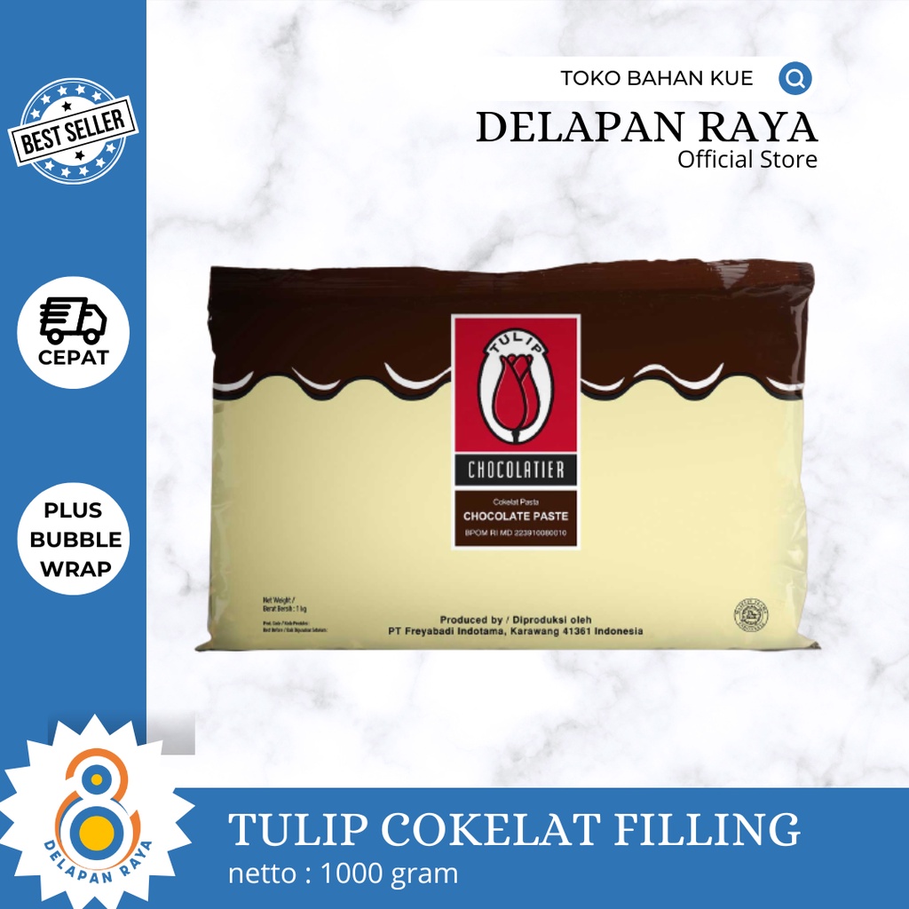 

TULIP COKELAT FILLING 1KG - 8Raya