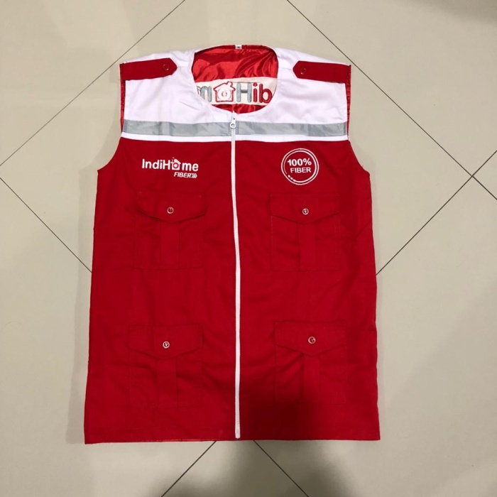 Seragam Kerja Rompi Indihome Seragam Kerja Indihome Rompi Indihome Bisa Tambahbordir