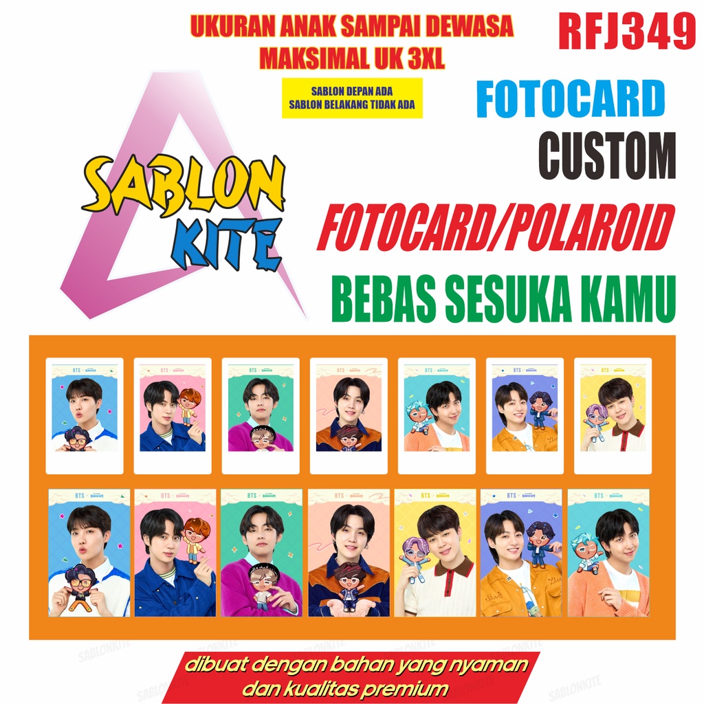 MURAH!!! CUSTOM KPOP FOTOCARD POLAROID RFJ349