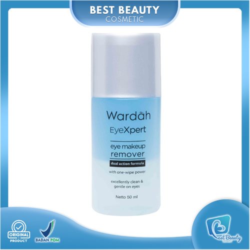 ★ BB ★ Wardah EyeXpert Eye &amp; Lip Make Up Remover 50ml - 100 ml | Pembersih Make Up