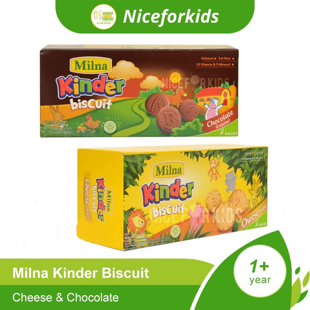 Milna Biskuit Cemilan Bayi dan Anak Kinder Toddler Biscuit 1 tahun+