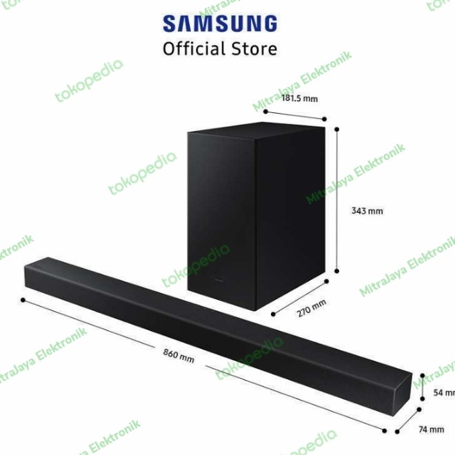 Samsung Soundbar Hwa450 New 2021 Hw-A450 Hw-A450/Xd Garansi Resmi Murah Promo