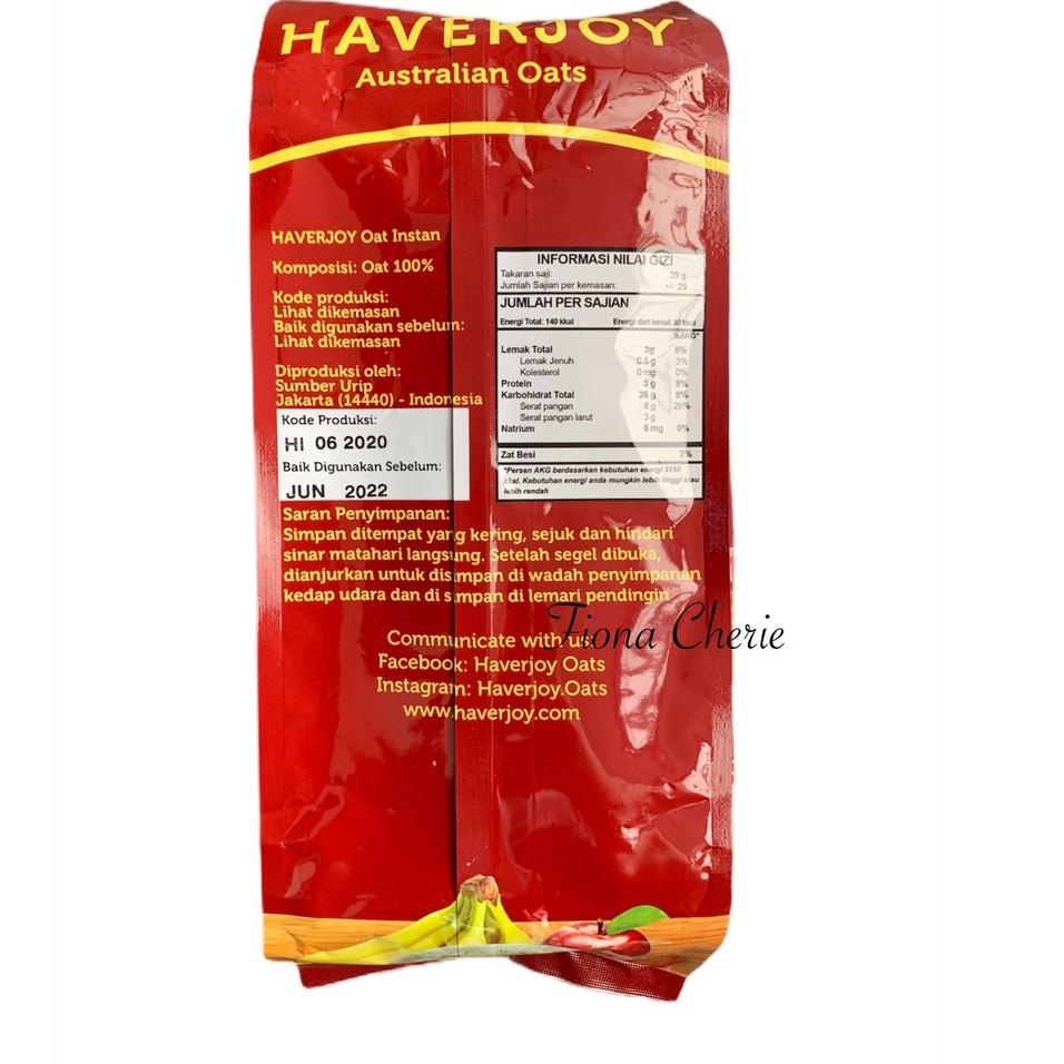 

New Deal--Haverjoy Instant Merah 1 kg / australian oat / oatmeal / havermout