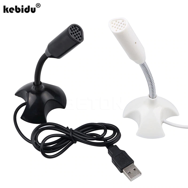 GV8i Kebidu Microphone Laptop Komputer Usb M-306 Black Or-i