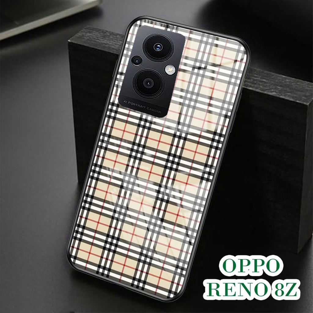 Softcase Glass Kaca OPPO RENO 8Z - Casing HP OPPO RENO 8Z [ S66 ].