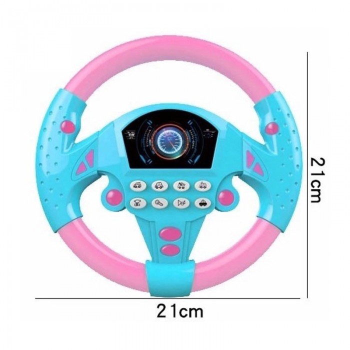 Mainan Setir Mobil Steering Wheel Car Mainan Anak Bayi Musik Sirine Fire Engine Police Car