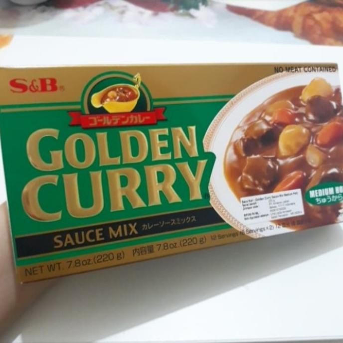 

%$%$%$%$] s&b golden curry japanese curry mix medium hot 220gr