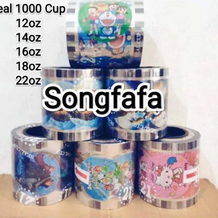 O9X0 isi  cup Sealer Cup Jeho Polos,kartun,buah,daunteh DN7
