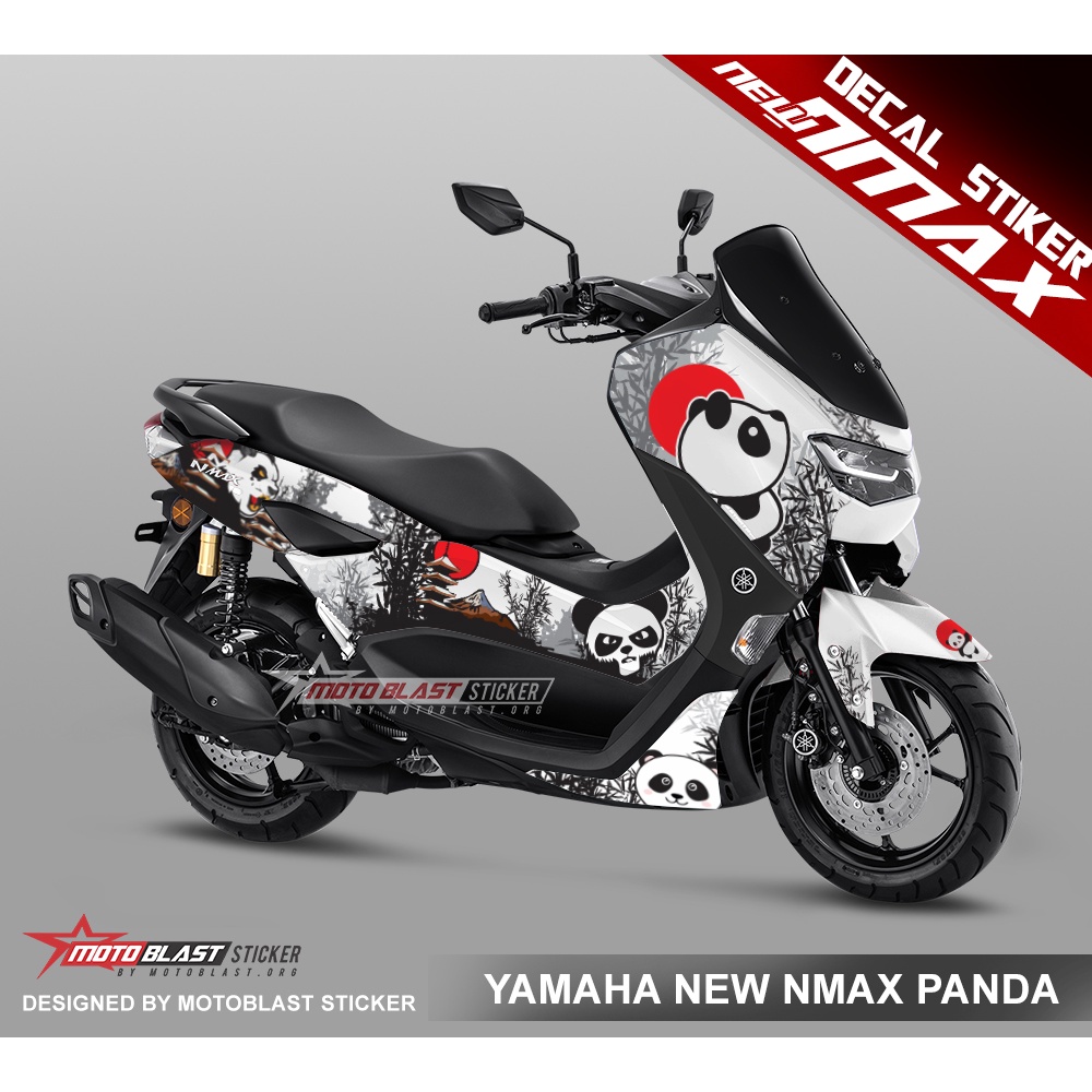 Decal stiker Yamaha New Nmax Panda Fullbody Motoblast