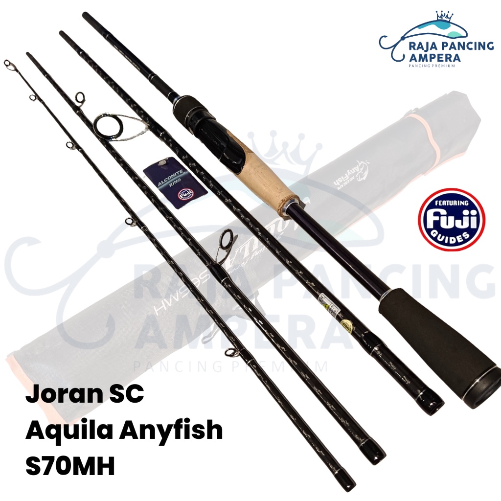 JORAN PANCING SPINNING CARBON ANYFISH AQUILA | Stik Pancing Sambung 4