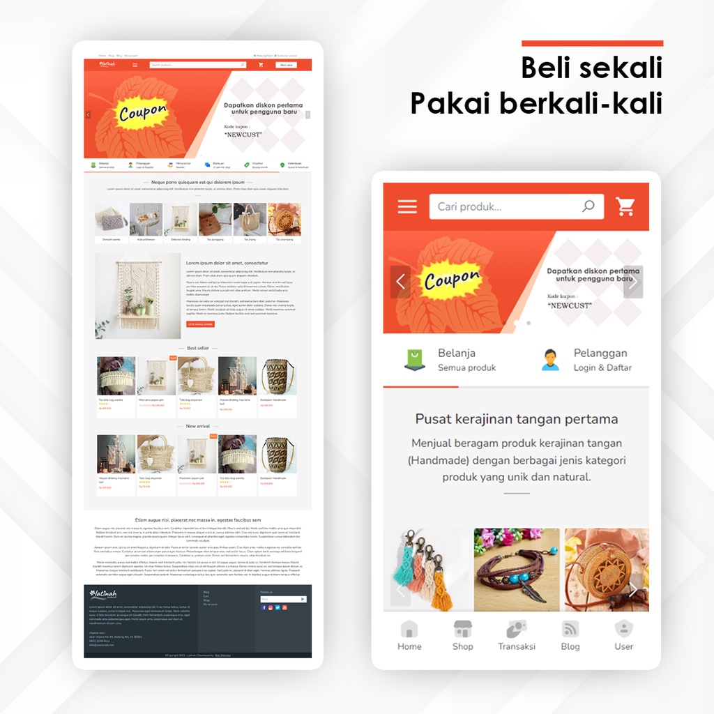 Jual Template Toko Online Woocommerce Wordpress | Shopee Indonesia