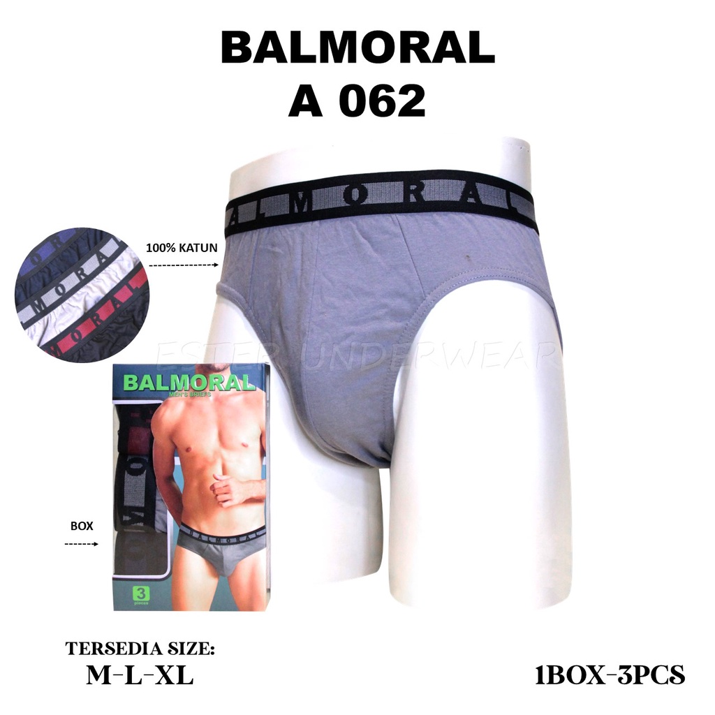 Celana Dalam Pria Balmoral A 062 ISI 3 Pcs