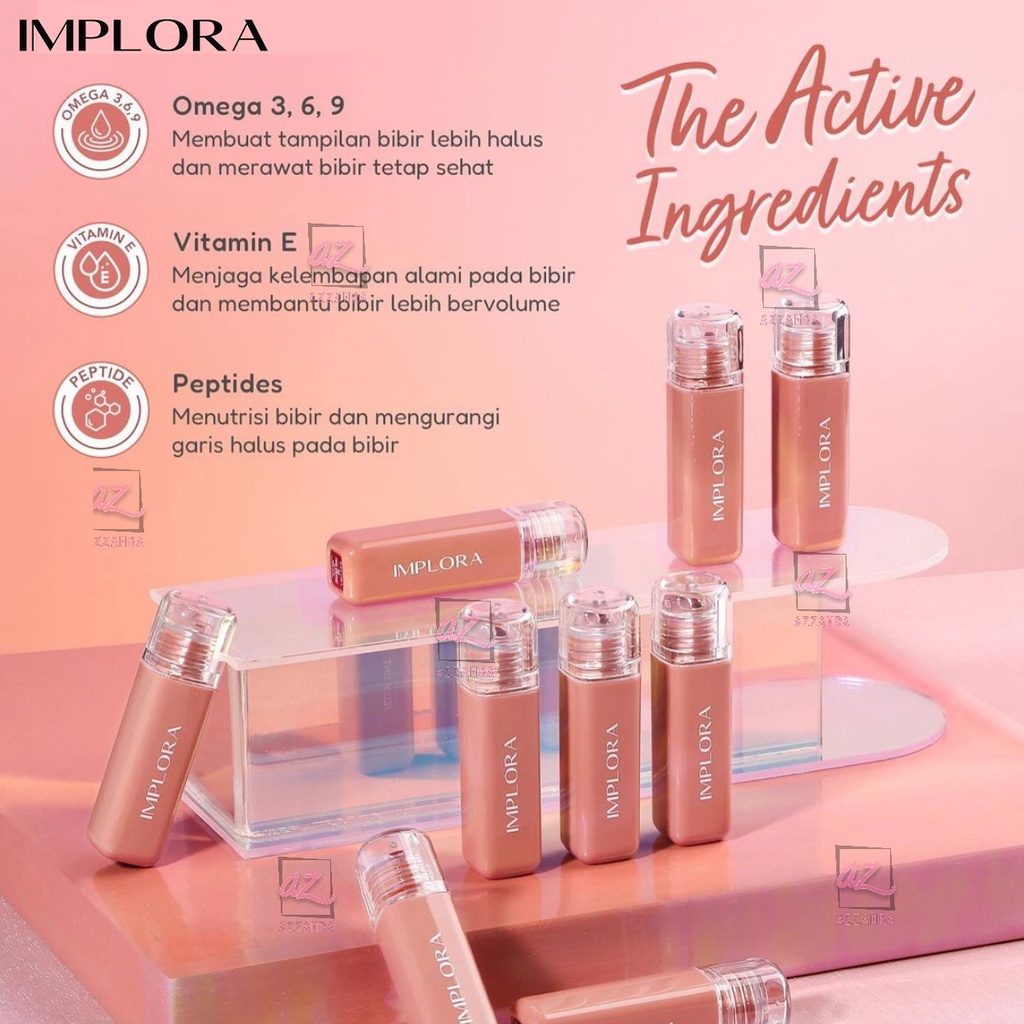 Implora Jelly Tint | Lip Tint Glossy | BPOM