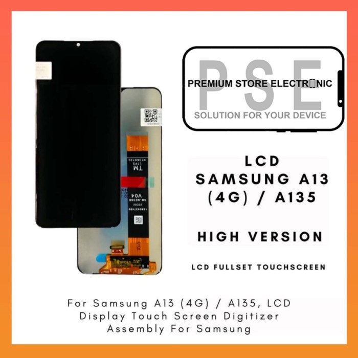 LCD SAMSUNG A13 4G/A135 ORIGINAL FULLSET TOUCHCREEN GARANSI