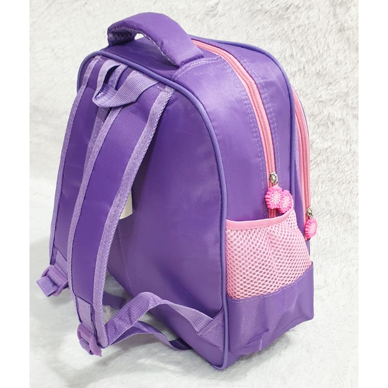 FREE KOTAK PENSIL TAS RANSEL ANAK SEKOLAH TK / SD PEREMPUAN GAMBAR KUDA PONY TIMBUL VALE TWO 14inch - 16inch