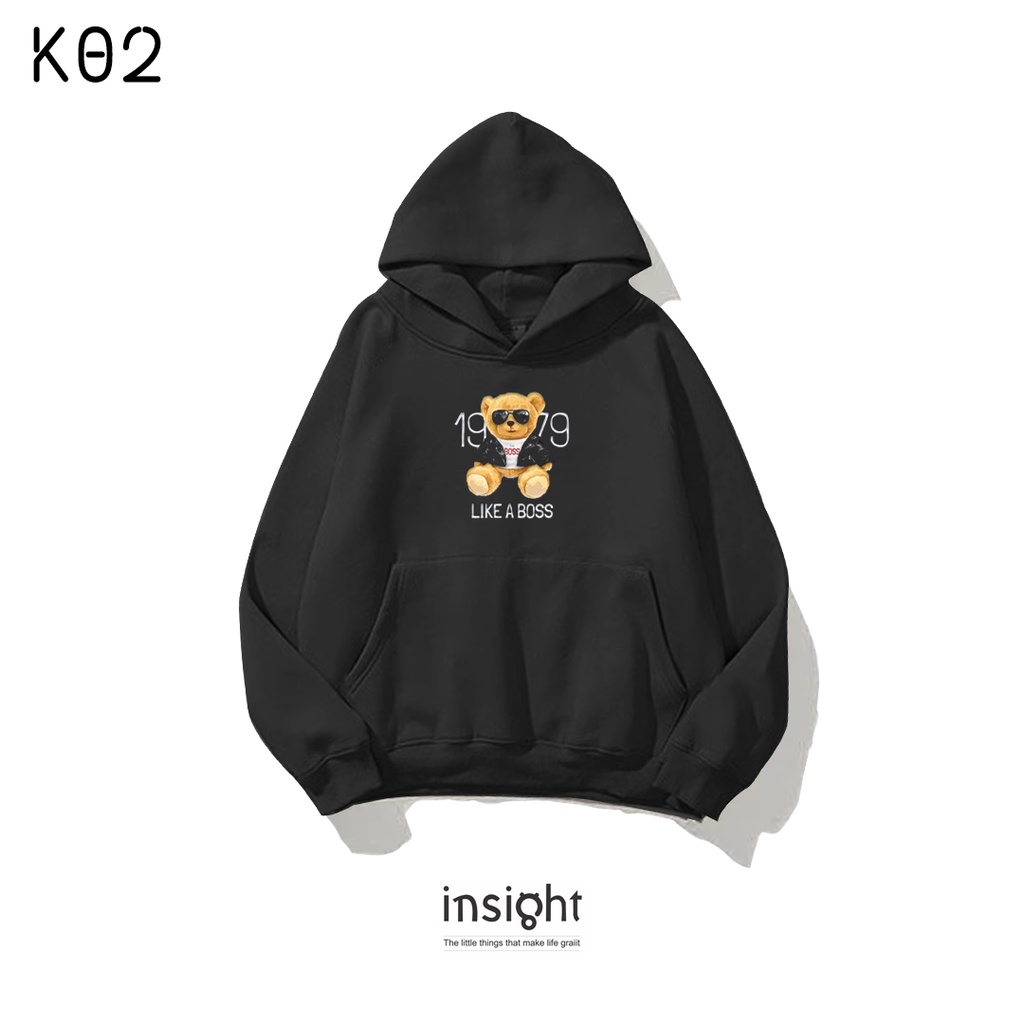 Hoodie Pria Dewasa Distro Warna Sweater Hiitam Simple Switter Cowok Keren Terbaru Bahan Fleece