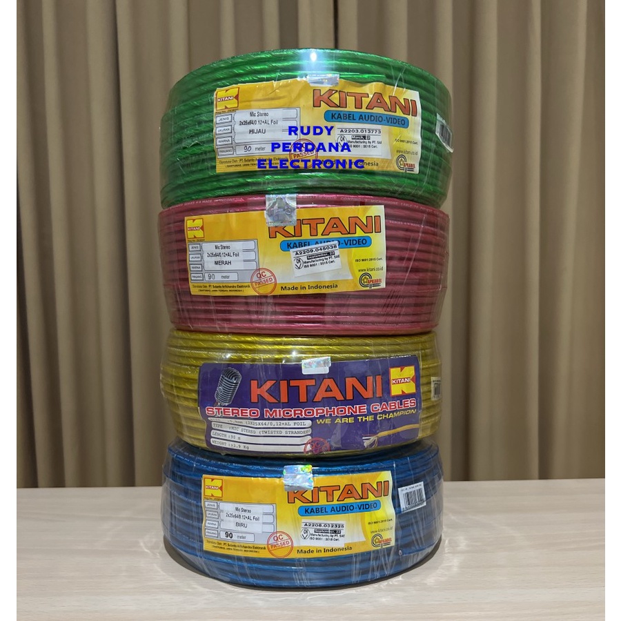 KABEL HEAD MIC MICROPHONE AUDIO STEREO BESAR ISI 3 2x25 2 x 25 KITANI