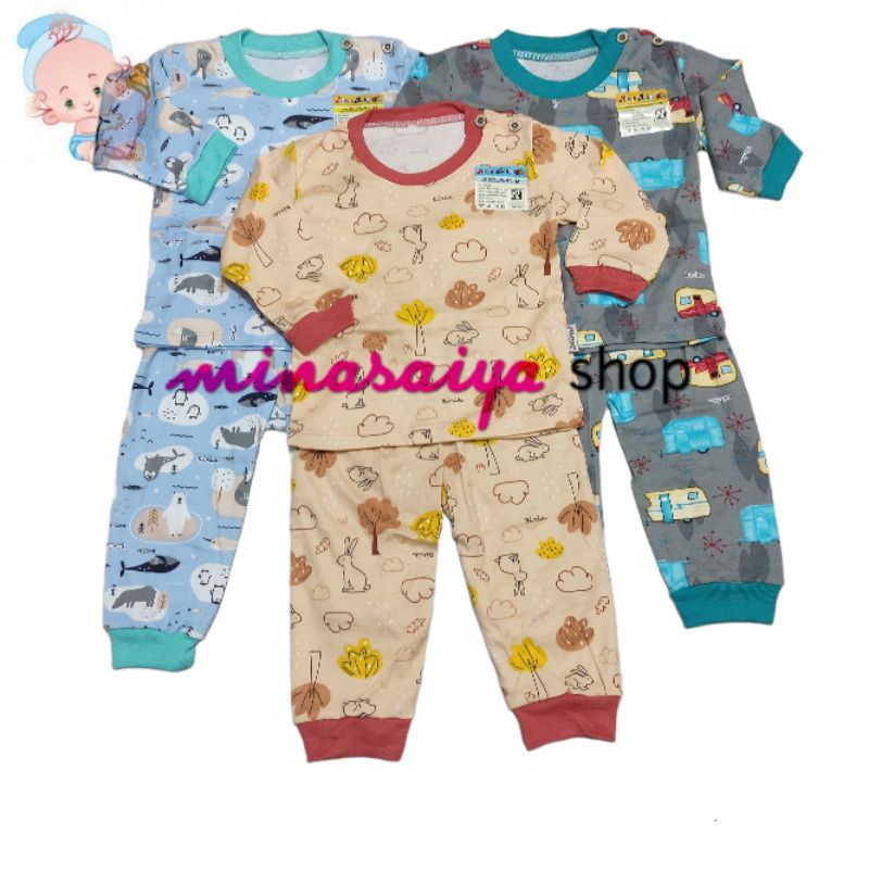 AIRIN BABY Setelan Bayi SNI Lengan Panjang Uk. S - XL