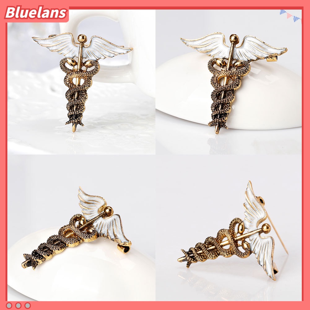 Bluelans Retro Snake Wings Alloy Women Brooch Pin Sweater Coat Clothes Bag Ornament