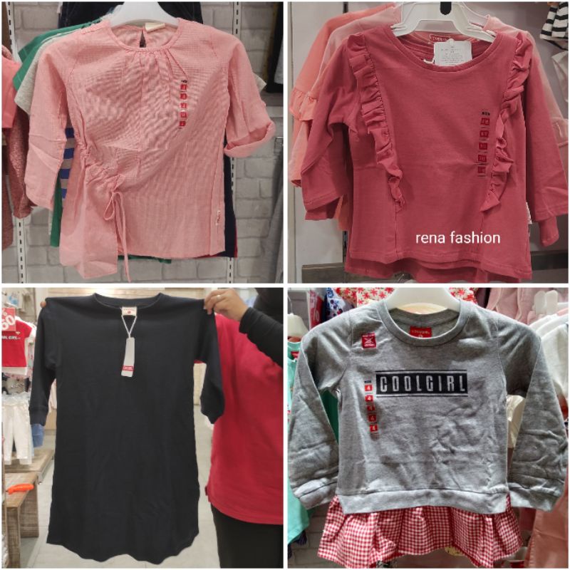 RF Cool girl atasan blus dress anak perempuan 60%