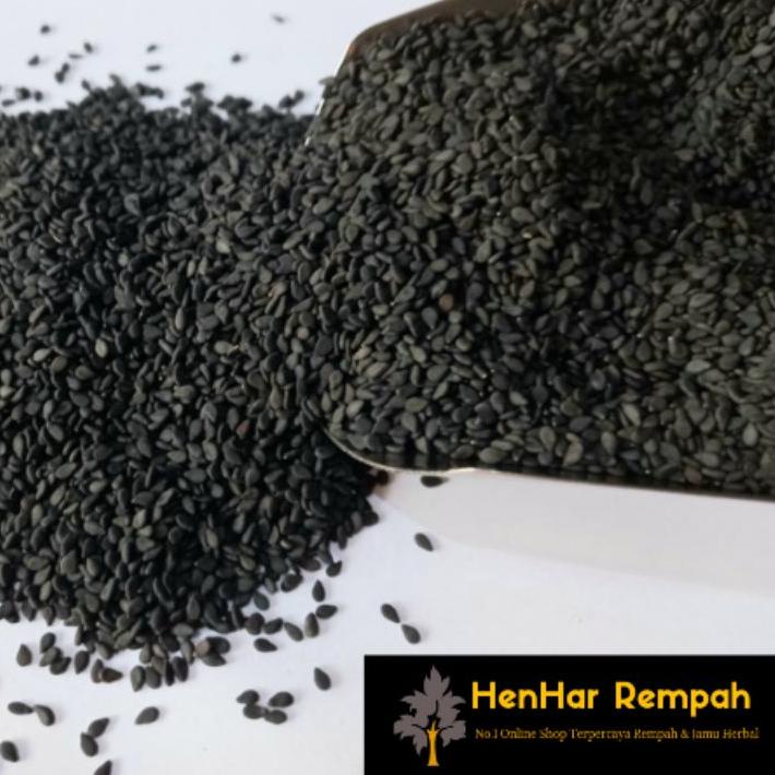 

TERLARIS Wijen Hitam / Black Sesame seed 1 Kg buruan