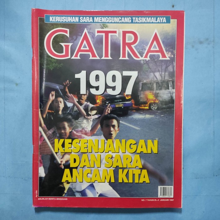 Majalah lawas gatra sejarah 1997 kesenjangan dan suara ancaman kita