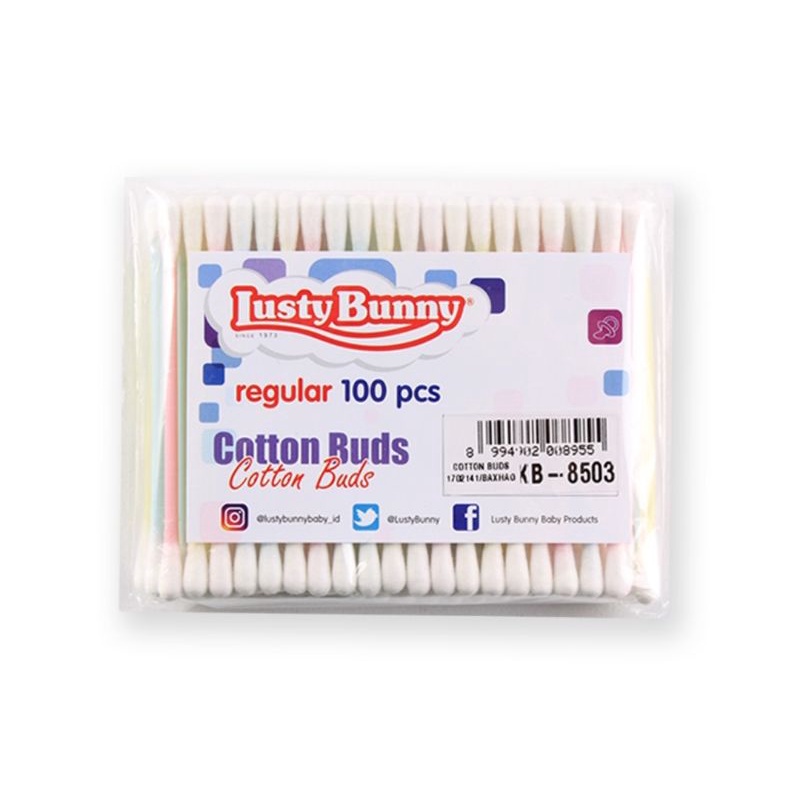 Lusty Bunny Cotton Buds Baby Reguler/ Extra Fine isi 100