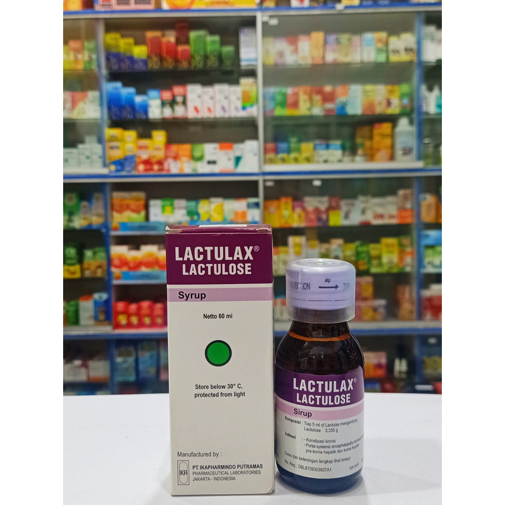 Lactulax Laktulak Obat Konstipasi Sirup 60 ml Melancarkan BAB