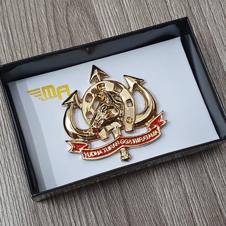 Brevet Wing Kuda Kavaleri Merah Brivet Pin