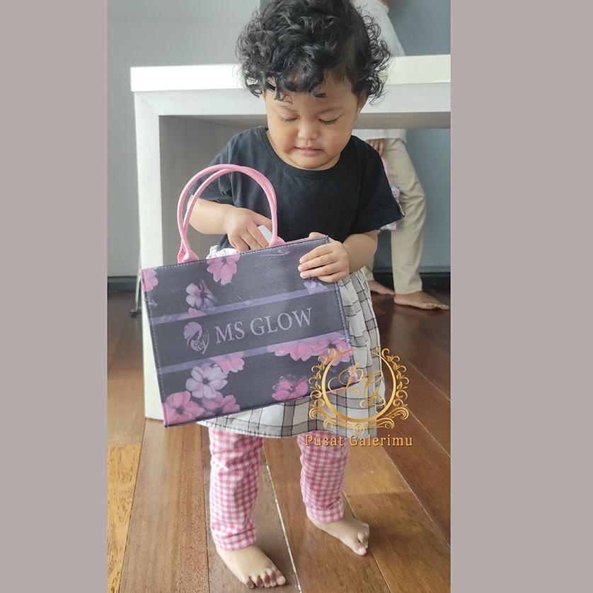 [SRT.18Oc22ᶜ] Tas Tote Bag Pouch Kosmetik Skincare Ms Glow