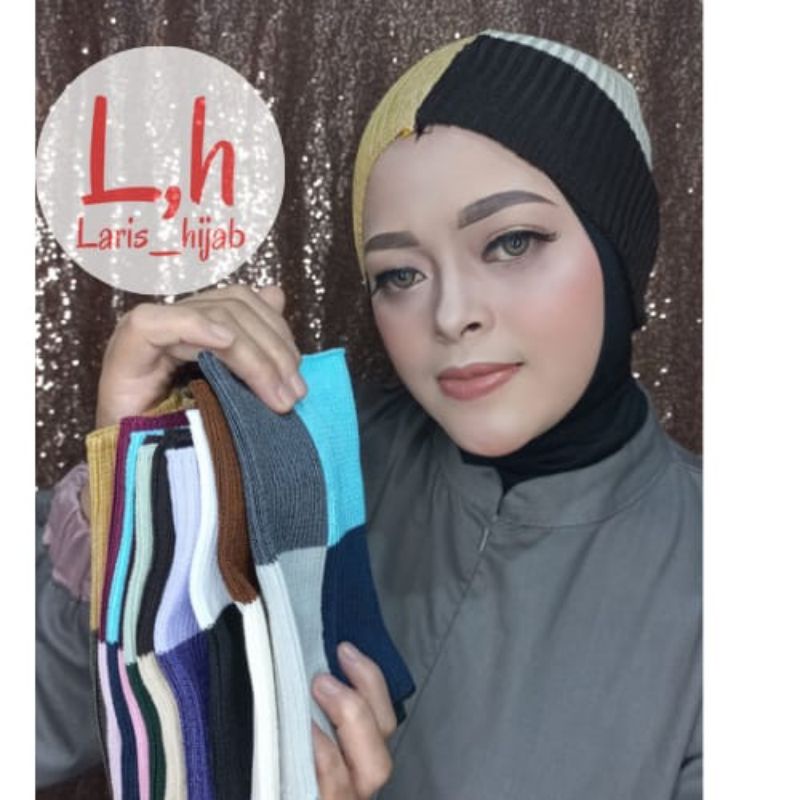 Ciput Rajut 4 warna / iner Bandana anti pusing premium