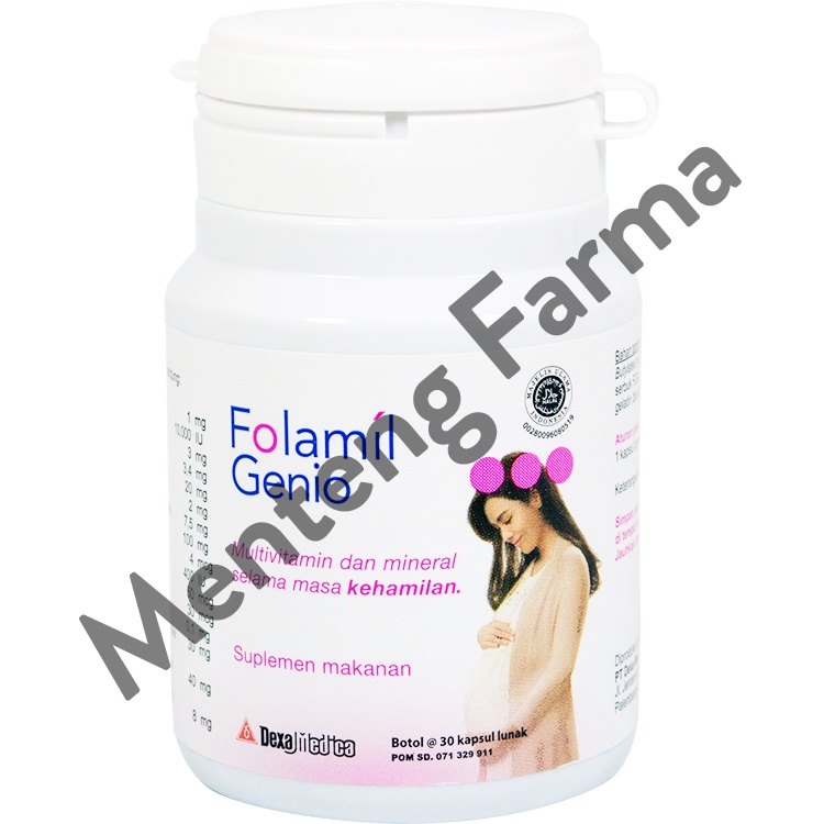 Folamil Genio - Multivitamin dan Mineral Khusus Ibu Hamil