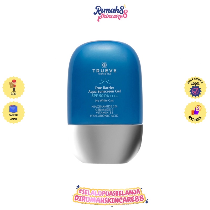 TRUEVE True Barrier Aqua Sunscreen Gel SPF 50++++